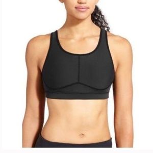 Athleta Sculptek Stealth Sports Bra Black sz XS